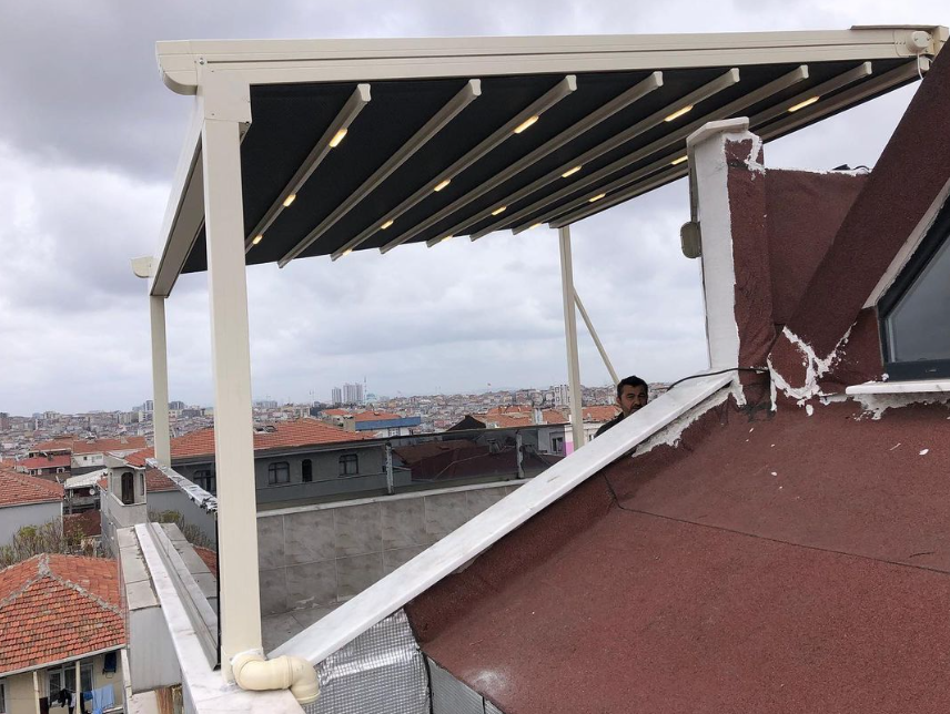 ÇIKMA ÇATI İÇİN TENTE GÜNEŞLİK